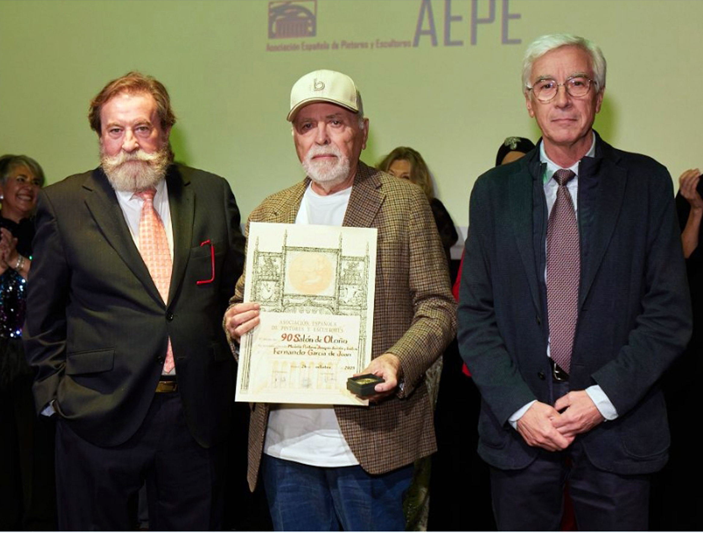Entrega premio pintura 90 Salón de Otoño